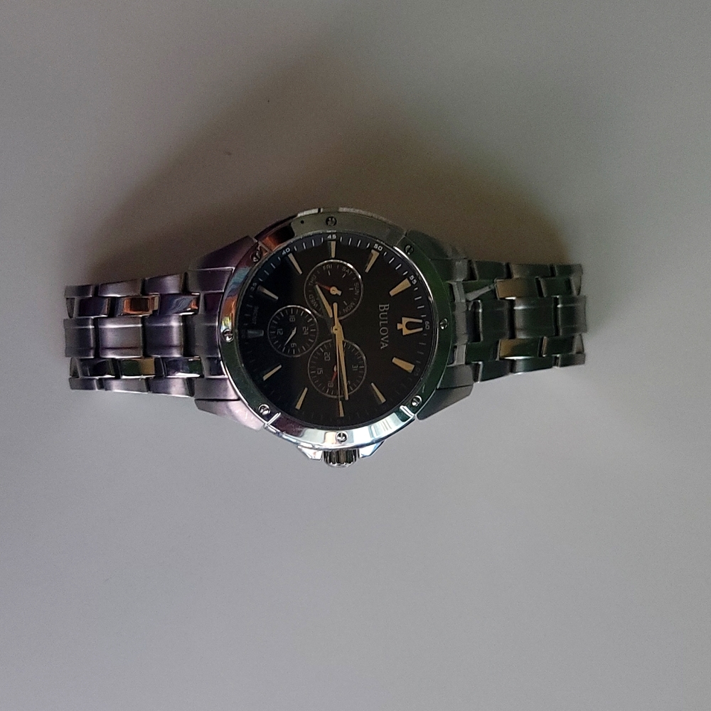 Bulova Mens Silver watch